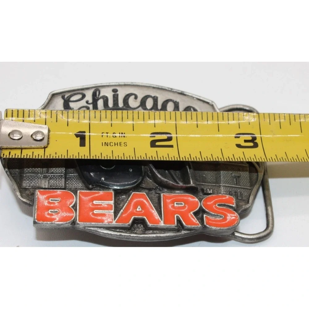VTG 1987 NFL Chicago Bears Belt Buckle Siskyou Co. Limited Edition #310 / 10,000